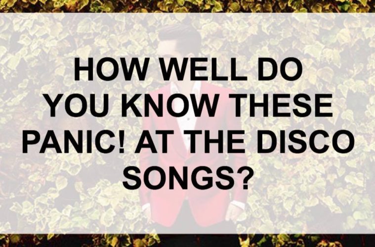 all panic at the disco songs